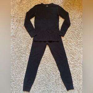 *Set* of Boy’s Athletic Works Long John’s; Black; Size L (10/12)